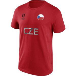 FANATICS UEFA EURO 2024 CZECHIA NATION FLAG Pánske tričko, červená, veľkosť