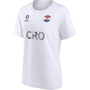 FANATICS UEFA EURO 2024 CROATIA NATION FLAG Dámske tričko, biela, veľkosť
