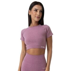 GymBeam FLO Dámsky crop top, fialová, veľkosť