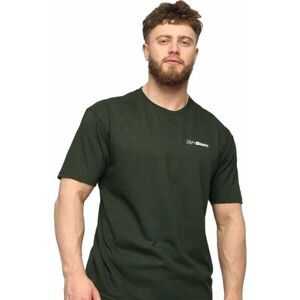 GymBeam BASIC Pánske tričko, tmavo zelená, veľkosť