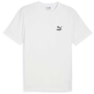 Puma CLASSICS SMALL LOGO TEE Pánske tričko, biela, veľkosť