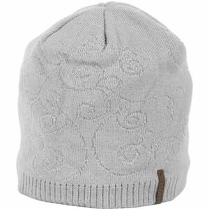 Finmark WINTER HUT Zimná pletená čiapka, sivá, veľkosť