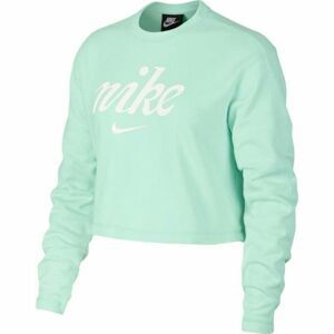 Nike NSW CREW CROP WSH Dámska mikina, zelená, veľkosť 2XL