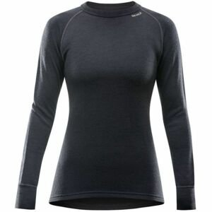 Devold EXPEDITION WOMAN SHIRT Dámske vlnené tričko, čierna, veľkosť S