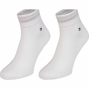 Tommy Hilfiger MEN QUARTER 2P Pánske ponožky, biela, veľkosť 43 - 46