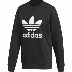 adidas TRF CREW SWEAT Dámska mikina, čierna, veľkosť 36