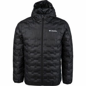 Columbia DELTA RIDGE DOWN HOODED JACKET Pánska zimná bunda, čierna, veľkosť L