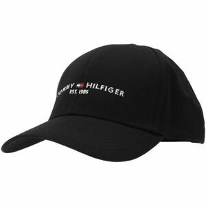 Tommy Hilfiger ESTABLISHED CAP Pánska šiltovka, čierna, veľkosť UNI