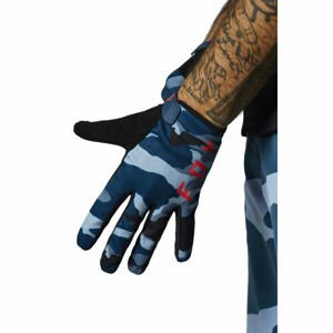 Fox RANGER CAMO Cyklistická rukavice, tmavo modrá, veľkosť 2XL