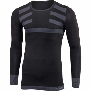 Klimatex RYN Pánske bezšvové tričko s dlhým rukávom, čierna, veľkosť XL/XXL