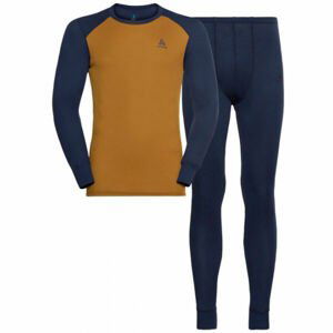 Odlo ACTIVE WARM ECO SPECIAL SET Pánsky funkčný set, tmavo modrá, veľkosť XL