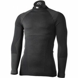 Mico L/SLVS R/NECK SHIRT WARM CONTROL Pánske termo tričko, čierna, veľkosť XL