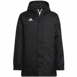 adidas ENT22 STAD JKTY Juniorská futbalová bunda, čierna, veľkosť 152