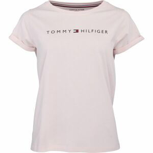 Tommy Hilfiger RN TEE SS LOGO Dámske tričko, ružová, veľkosť L