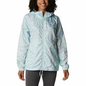 Columbia FLASH FORWARD PRINTED WINDBREAKER Dámska vetrovka, svetlo zelená, veľkosť S