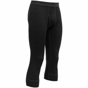 Devold EXPEDITION MAN 3/4 LONG JOHNS W/FLY Pánske 3/4 spodky, čierna, veľkosť XL