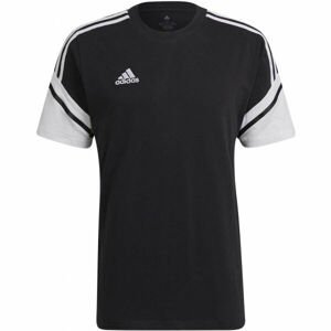 adidas CON22 TEE Pánske tričko, čierna, veľkosť 2XL