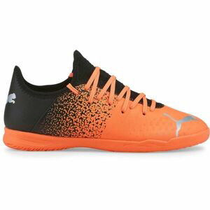 Puma FUTURE Z 4.3 IT JR Detská halová obuv, oranžová, veľkosť 35.5
