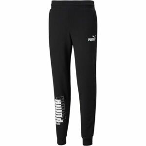 Puma PUMA POWWR LOGO SWEAT PANTS TR Pánske tepláky, čierna, veľkosť M