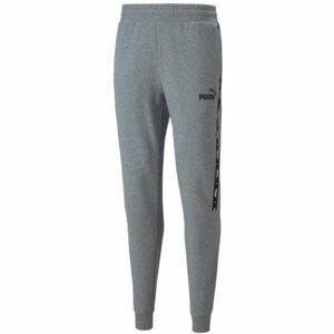 Puma ESS+ TAPE SWEAT PANTS TR CL Pánské tepláky, sivá, veľkosť L