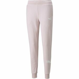 Puma POWER BRAPHIC PANTS TR CL Dámske tepláky, ružová, veľkosť S