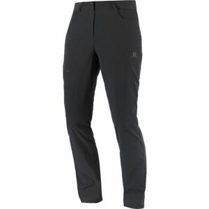 Salomon WAYFARER PANTS W Dámske outdoorové nohavice, čierna, veľkosť 38