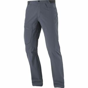 Salomon WAYFARER PANTS M Pánske turistické nohavice, tmavo sivá, veľkosť 48