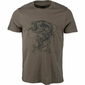 Northfinder ARCHIE Pánske tričko, khaki, veľkosť S