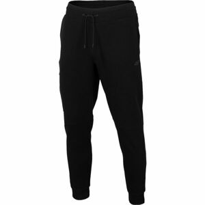 4F MEN'S TROUSERS Pánske tepláky, čierna, veľkosť S