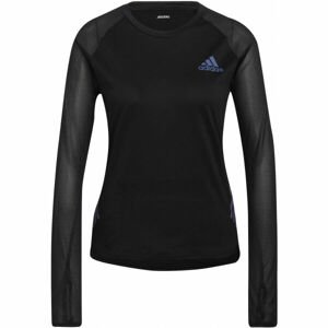 adidas ADIZERO LS Dámske športové tričko, čierna, veľkosť S