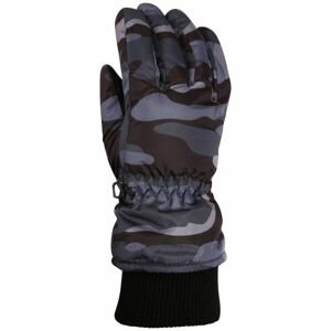 Lewro UNITY Detské zimné rukavice, tmavo sivá, veľkosť 12-15