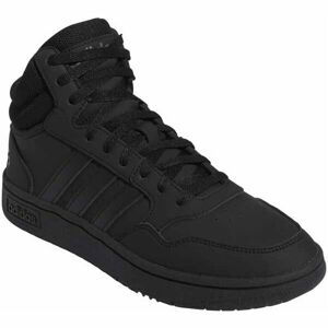 adidas HOOPS 3.0 MID Pánske členkové tenisky, čierna, veľkosť 41 1/3