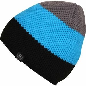 Lewro RYAN Chlapčenská pletená čiapka, čierna, veľkosť 8-11