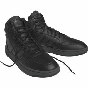 adidas HOOPS 3.0 MID WTR Pánska zimná obuv, čierna, veľkosť 44 2/3