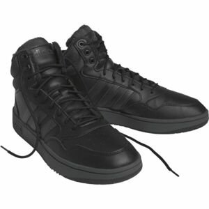 adidas HOOPS 3.0 MID WTR Pánska zimná obuv, čierna, veľkosť 45 1/3