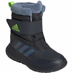 adidas WINTERPLAY C Detská zimná obuv, tmavo modrá, veľkosť