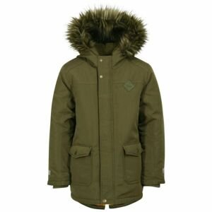 Lewro UTHYR Chlapčenský zimný kabát, khaki, veľkosť 116-122