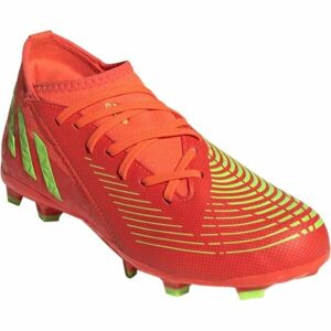 adidas PREDATOR EDGE.3 LL FG J Detské kopačky, červená, veľkosť 35.5