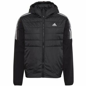 adidas ESS INS HYB JKT Pánska hybridná bunda, čierna, veľkosť S