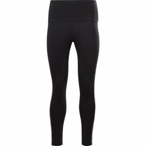 Reebok PIPING PACK HR CTN TIGHT Dámske legíny, čierna, veľkosť XL