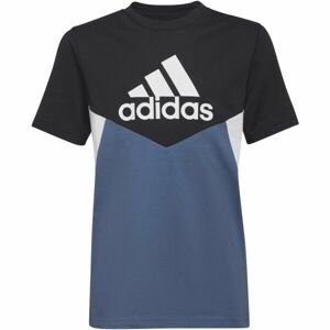adidas CB T ESS Chlapčenské tričko, modrá, veľkosť 140