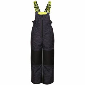 Lewro FINLEY Detské zateplené nohavice, tmavo sivá, veľkosť 92-98