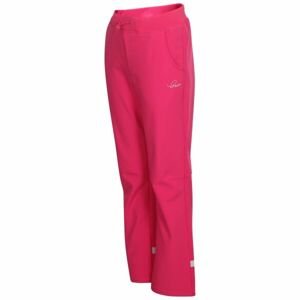 Lewro CARNOLO Dievčenké softshellové nohavice, ružová, veľkosť 128-134