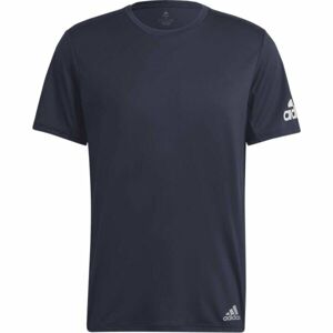 adidas RUN IT TEE M Pánske bežecké tričko, tmavo modrá, veľkosť