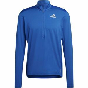 adidas OTR 1/2 ZIP M Pánske bežecké tričko, modrá, veľkosť S