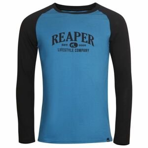 Reaper BCHECK Pánske tričko s dlhým rukávom, modrá, veľkosť XL