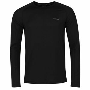 Head PALLONE Pánske tričko s dlhým rukávom, čierna, veľkosť 2XL