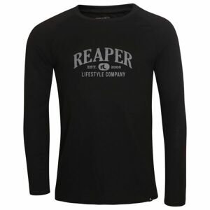 Reaper BCHECK Pánske tričko s dlhým rukávom, čierna, veľkosť S