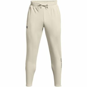 Under Armour ARMOUR TERRY PANT Pánske tepláky, béžová, veľkosť XXL