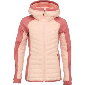 Columbia POWDER LITE HYBRID HOODED JACKET Dámska bunda, ružová, veľkosť S